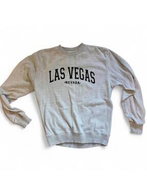 ESY Surf Co. Gray Las Vegas Crewneck